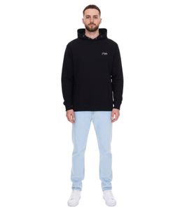 Felpa con cappuccio a maniche lunghe in cotone da uomo PLAYBOY pe09984455 Nero