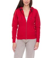 Elevate Arora Damen Sweat-Jacke mit Kapuze 300 g/m2 schlichte Baumwoll-Jacke Pullover Blau, Rot oder Dunkelblau