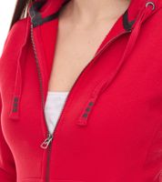 Elevate Arora Damen Sweat-Jacke mit Kapuze 300 g/m2 schlichte Baumwoll-Jacke Pullover Blau, Rot oder Dunkelblau