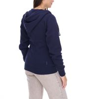 Elevate Arora Damen Sweat-Jacke mit Kapuze 300 g/m2 schlichte Baumwoll-Jacke Pullover Blau, Rot oder Dunkelblau
