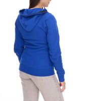 Elevate Arora Damen Sweat-Jacke mit Kapuze 300 g/m2 schlichte Baumwoll-Jacke Pullover Blau, Rot oder Dunkelblau