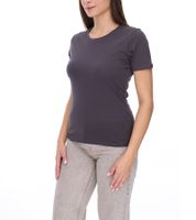 ELEVATE Heros Damen T-Shirt schlichtes Baumwoll-Shirt 150 g/m2 Basic-Shirt Unterzieh-Shirt Dunkelgrün, Dunkelgrau, Dunkelgrau meliert, Schwarz, Beige, Apfelgrün oder Hellblau