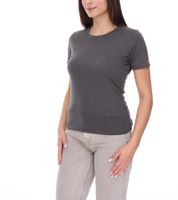 ELEVATE Heros Damen T-Shirt schlichtes Baumwoll-Shirt 150 g/m2 Basic-Shirt Unterzieh-Shirt Dunkelgrün, Dunkelgrau, Dunkelgrau meliert, Schwarz, Beige, Apfelgrün oder Hellblau