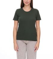 ELEVATE Heros Damen T-Shirt schlichtes Baumwoll-Shirt 150 g/m2 Basic-Shirt Unterzieh-Shirt Dunkelgrün, Dunkelgrau, Dunkelgrau meliert, Schwarz, Beige, Apfelgrün oder Hellblau