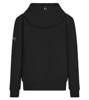 Mercedes-Benz AMG Petronas F1 Lewis Hamilton Hoodie, Sustainable Girls' and Boys' Hooded Sweatshirt, Formula 1 701218883 001 Black