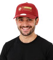 PUMA Serbia Trucker Cap with Serbia Crest 024287 03 Bordeaux Red