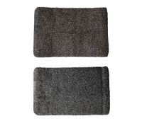 Multimat Absorbent Mat, Soft Doormat with Non-Slip Backing, 40x60cm, Gray or Brown