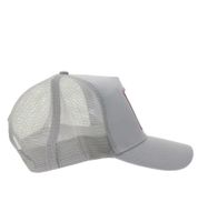 Beechfield Baseball Cap, Cotton Cap with "MARY JANE BERLIN" Trucker-Cap Embroidery, Gray