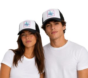 Casquette de baseball Beechfield en coton avec broderie « LEGALIZED » Noir/Blanc