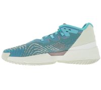 adidas D.O.N. Issue 4 Basketball Shoes, Size 50 and up, Sustainable Donovan Mitchell Style Indoor Shoes with Bounce Sole, HR0718 Turquoise/White/Blue