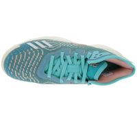 adidas D.O.N. Issue 4 Basketball Shoes, Size 50 and up, Sustainable Donovan Mitchell Style Indoor Shoes with Bounce Sole, HR0718 Turquoise/White/Blue