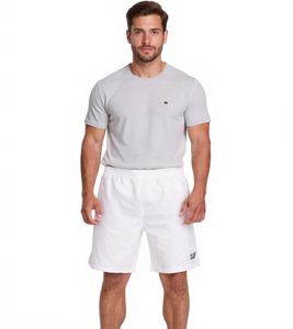 Outfitter OCEAN FABRICS pantaloncini da allenamento per uomo pantaloni sportivi sostenibili Tahi Match OUT-M-1032-OTW Bianco