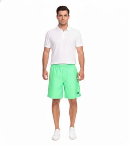 Outfitter OCEAN FABRICS pantaloncini da allenamento per uomo pantaloni sportivi sostenibili Tahi Match OUT-M-1032-OTW verde chiaro