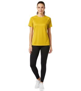Camiseta deportiva ELEVATE Niagara para mujer, camiseta de entrenamiento Cool-Fit, 145 g/m², camiseta de fitness 3901110, amarilla