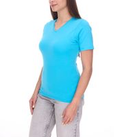 Camiseta sostenible para mujer ELEVATE Kawartha, algodón liso, 200 g/m², básica, interior 3801743 Azul claro