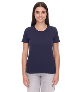 Camiseta de mujer ELEVATE Heros, camiseta lisa de algodón, 150 g/m², camiseta básica, camiseta interior 3802949 Azul marino