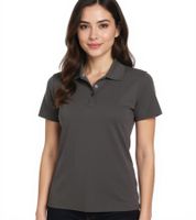 ELEVATE Helios Damen Polo-Shirt Baumwolle Polo-Hemd Pique-Strick 180 g/m² 3810789 Dunkelgrau
