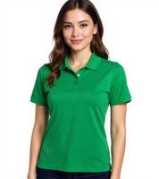 Polo de mujer ELEVATE Helios de algodón piqué de punto 180 g/m² 3810769 Verde