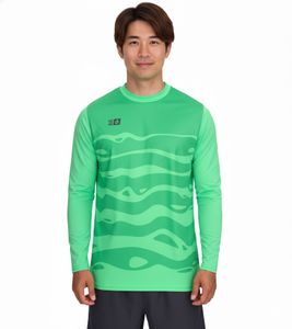 Camiseta de portero OCEAN FABRICS Tahi para hombre, transpirable y de secado rápido, de manga larga, OUT-M-1033-OTW-25 Verde