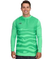 Outfitter OCEAN FABRICS Tahi Herren Torwart-Trikot Feuchtigkeitsregulierend und Schnelltrocknend Langarm-Shirt Fußball Longsleeve OUT-M-1033-OTW-25 Grün