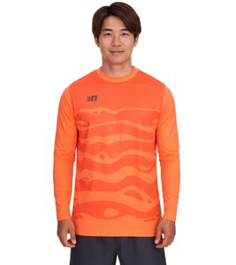 Camiseta de portero Tahi de OCEAN FABRICS para hombre, camiseta de fútbol de manga larga que absorbe la humedad y se seca rápidamente, OUT-M-1033-OTW-81, naranja