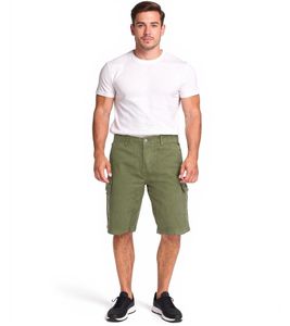 U.S. POLO ASSN. Pantaloncini cargo da uomo per il tempo libero, leggeri con ricamo U.S. Polo, codice articolo 143 68147 52661 149 Cachi