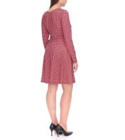 Robe courte Aniston CASUAL pour femme, élégante robe d'été à manches longues, 70060254 Rose/Noir/Rouge
