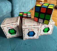 bonbae Rubik's Cube 3x3 for Kids and Adults Puzzle Game Promotes Concentration, Logic, and Skills Educational Game Black/Colorful