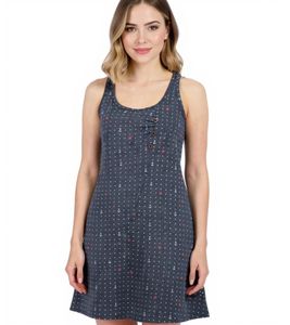 ALIFE AND KICKIN CamyAK B mini-robe femme, robe en coton à pois, robe d'été 42548259 Bleu marine