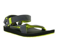 Sandale TEVA Original Universal pour homme, sandale d'été durable avec semelle en caoutchouc EVA, séparateur d'orteils 1004006, noir/gris