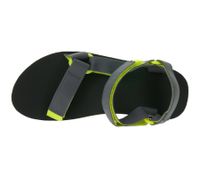 Sandale TEVA Original Universal pour homme, sandale d'été durable avec semelle en caoutchouc EVA, séparateur d'orteils 1004006, noir/gris
