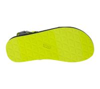 Sandale TEVA Original Universal pour homme, sandale d'été durable avec semelle en caoutchouc EVA, séparateur d'orteils 1004006, noir/gris