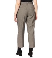 Pantaloni da abito da donna Marc O'Polo, Pantaloni in tessuto a quadri, 149 0468 10227 R01 Marrone/Nero