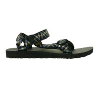 Sandale d'été durable TEVA Original Universal pour homme avec semelle en caoutchouc EVA et séparateur d'orteils 1004006 Noir/Bleu