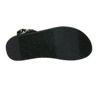 Sandale d'été durable TEVA Original Universal pour homme avec semelle en caoutchouc EVA et séparateur d'orteils 1004006 Noir/Bleu