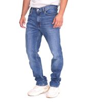 Jeans LEVI'S 511 da uomo, 5 tasche, in cotone, vestibilità slim, elasticizzato, 45115536, blu