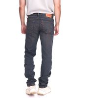Jeans LEVI'S 511 da uomo a 5 tasche, pantaloni in denim slim fit in cotone, 45115661, blu scuro