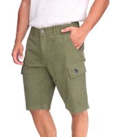U.S. POLO ASSN. Men's Leisure Cargo Shorts, Lightweight Leisure Shorts with U.S. Polo Embroidery, 143 68147 52661 in Khaki, Blue, Beige, or Gray