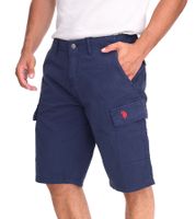U.S. POLO ASSN. Men's Leisure Cargo Shorts, Lightweight Leisure Shorts with U.S. Polo Embroidery, 143 68147 52661 in Khaki, Blue, Beige, or Gray