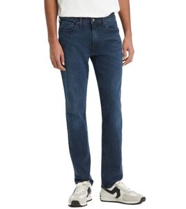 Jeans LEVI'S 511 da uomo a 5 tasche, pantaloni in denim slim fit in cotone, 45115943, blu scuro