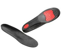 Semelles SoleFoot Haute Performance Noir Édition Deluxe Noir/Rouge pour le quotidien, le travail ou le sport
