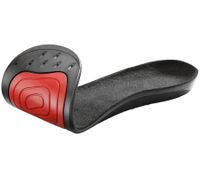Semelles SoleFoot Haute Performance Noir Édition Deluxe Noir/Rouge pour le quotidien, le travail ou le sport
