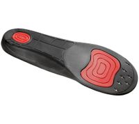 Semelles SoleFoot Haute Performance Noir Édition Deluxe Noir/Rouge pour le quotidien, le travail ou le sport