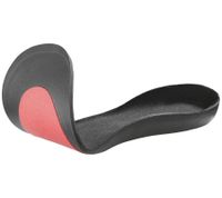 Semelles SoleFoot Haute Performance Noir Édition Deluxe Noir/Rouge pour le quotidien, le travail ou le sport