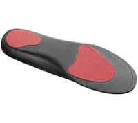 Semelles SoleFoot Haute Performance Noir Édition Deluxe Noir/Rouge pour le quotidien, le travail ou le sport