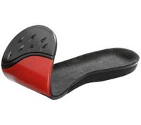 Semelles SoleFoot Haute Performance Noir Édition Deluxe Noir/Rouge pour le quotidien, le travail ou le sport