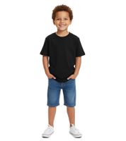 PUMA Base Kinder Sport-Shirt für Jungen & Mädchen nachhaltiges Baumwoll T-Shirt mit Logo 678260 02 Schwarz