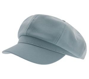 Berretto Baker Boy, berretto Newsboy, copricapo, berretto estivo, berretto con visiera 4606M K248137 grigio