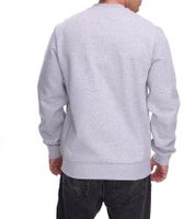 Felpa da uomo Lacoste con logo ricamato, pullover basic, maglione in cotone moderno, camicia a maniche lunghe SH9608 00 CCA Grigio