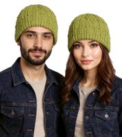 System of A Down Beanie kuschelige Herbst-Mütze gemütlicher Strick-Beanie Olivgrün